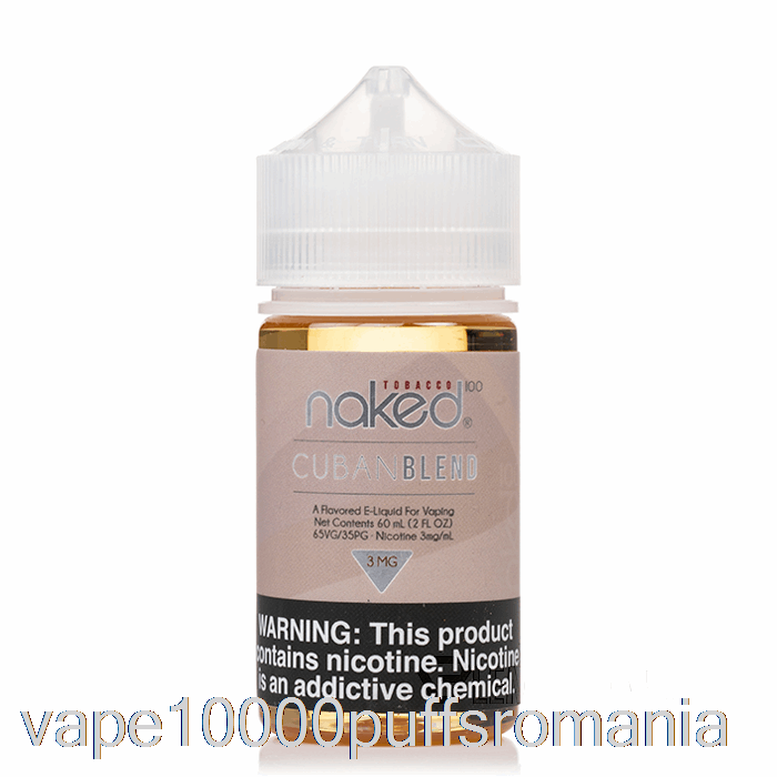 Vape Romania Cuban Blend - Naked 100 Tobacco - 60ml 6mg